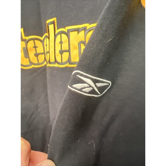 VTG NFL Pittsburgh Steelers Mock Turtle Neck Shirt Mens 3xl Long Sleeve - Picture 5 of 9